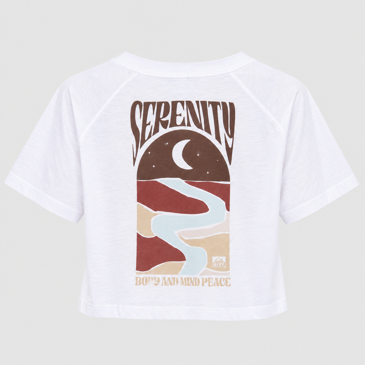 Polera Crop White in V