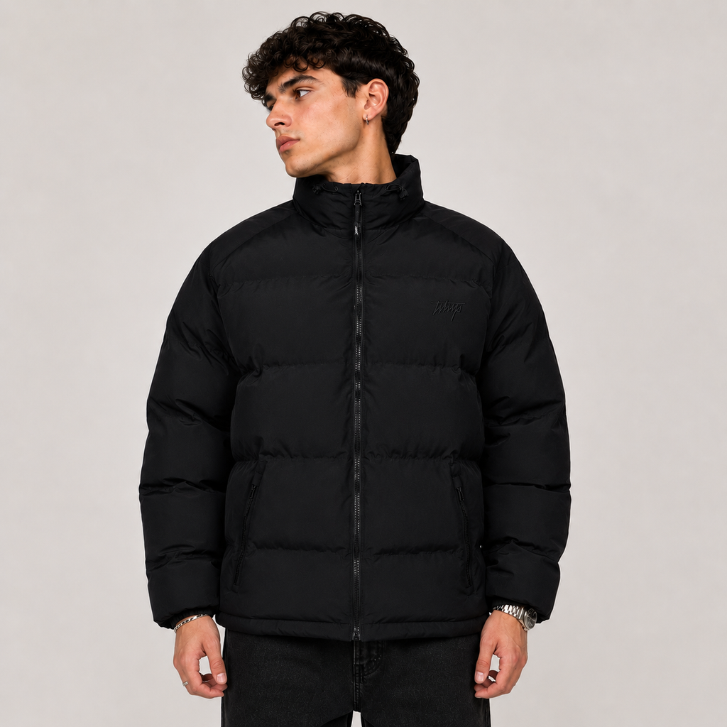 Parka Whatup Men Full Zipper All Black
