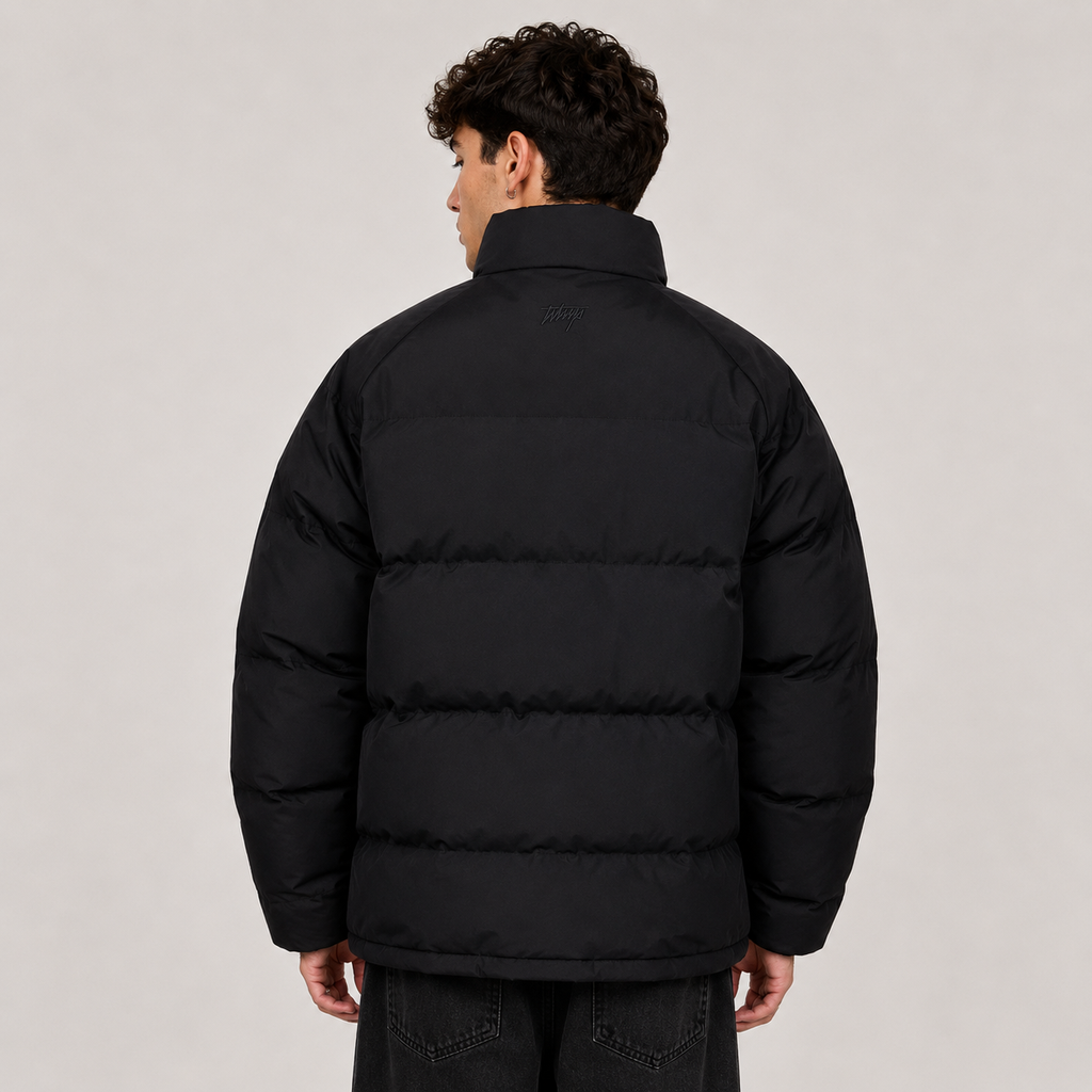 Parka Whatup Men Full Zipper All Black