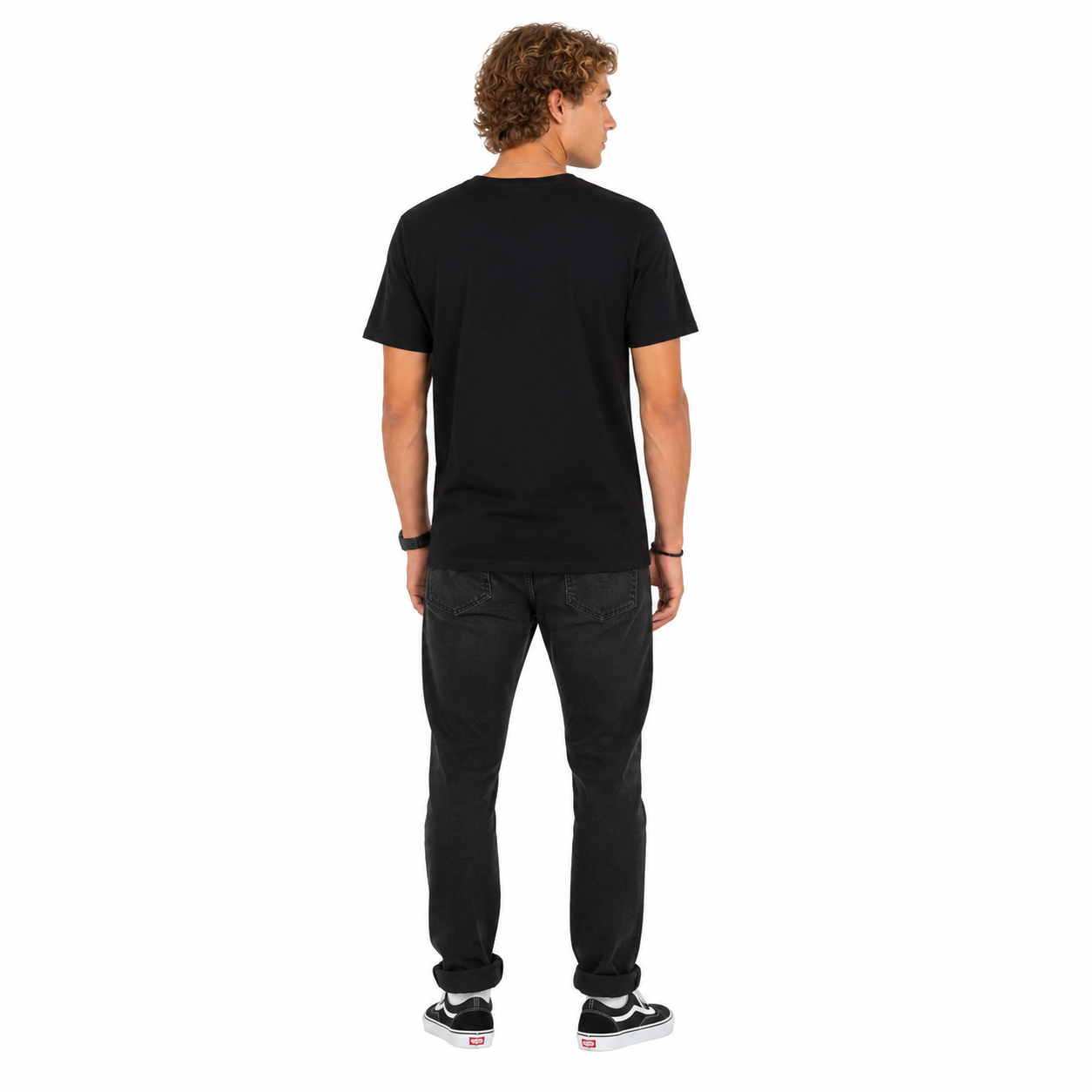 Polera Evd Wsh OAO Solid SS Black Hurley