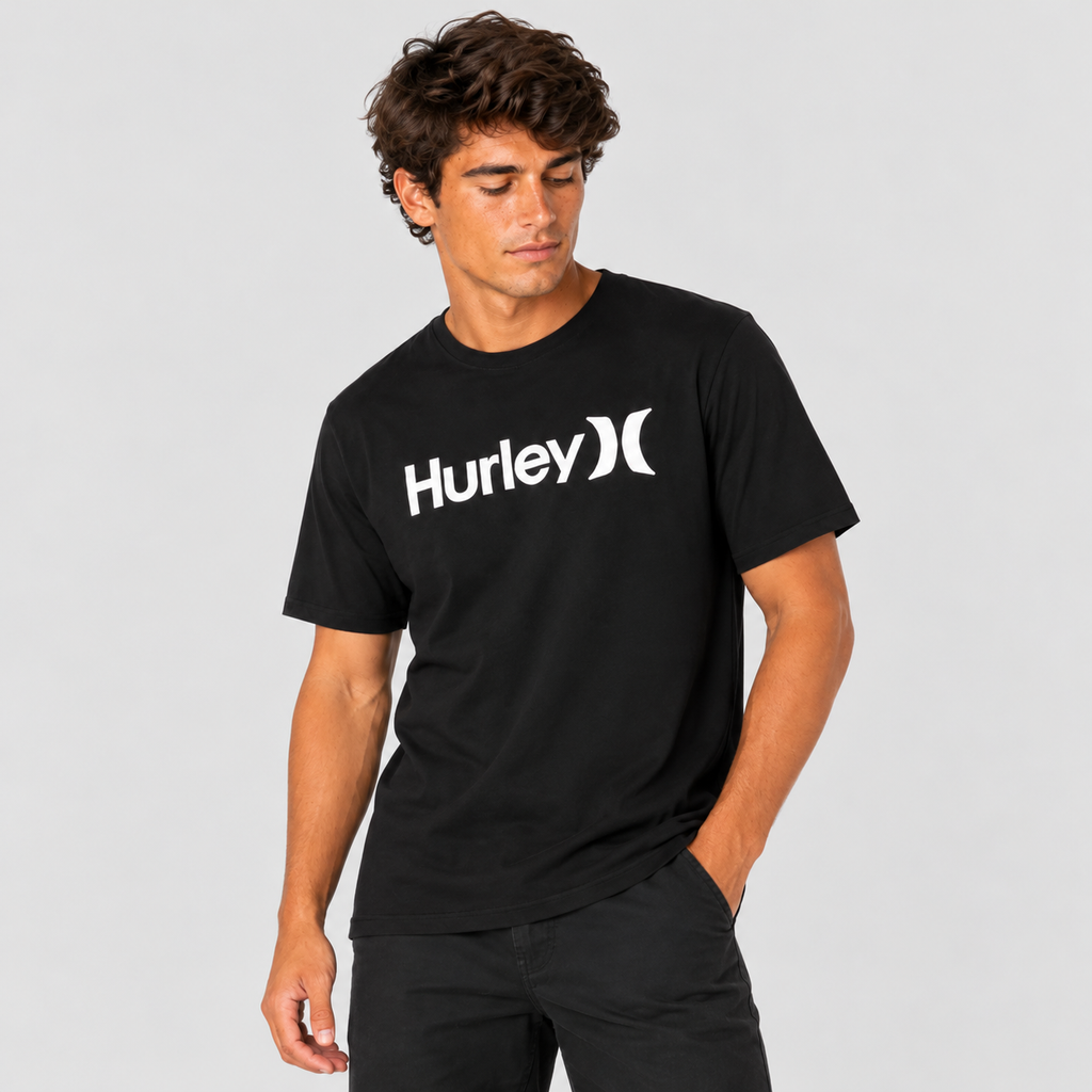 Polera Evd Wsh OAO Solid SS Black Hurley