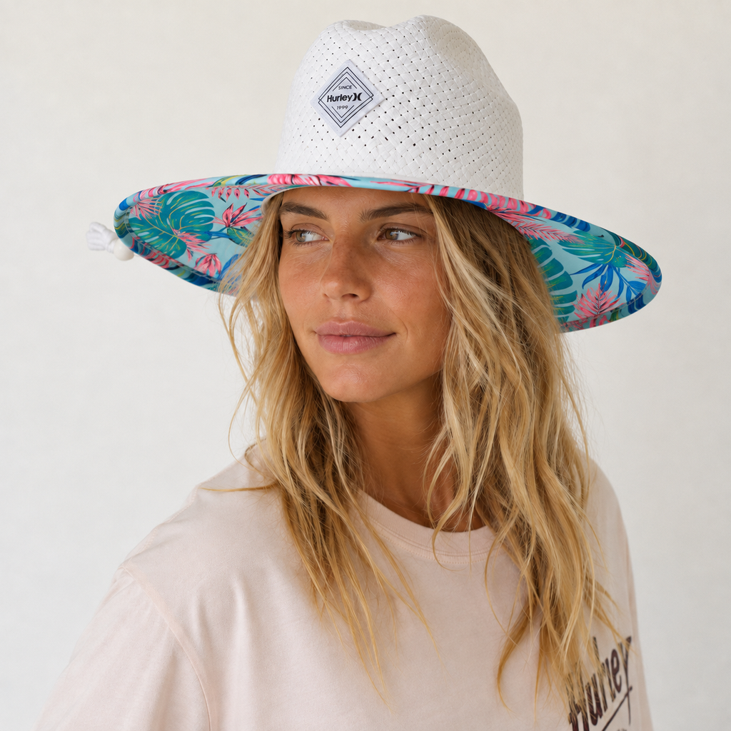 Sombrero Women Diamond Straw Celestial Teal