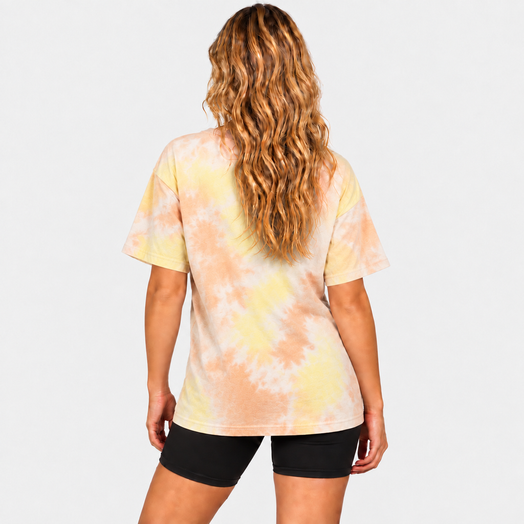 Polera Women Oversize Tie Dye Orange