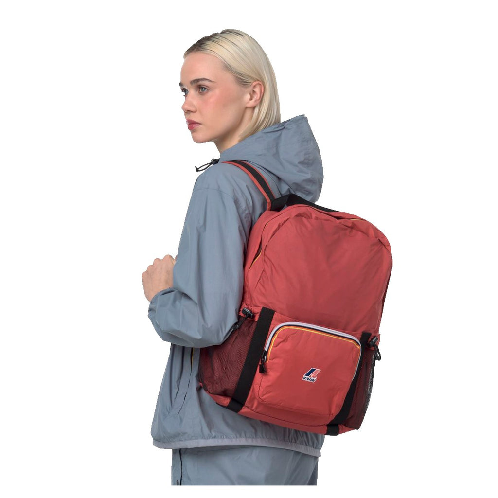 Mochila K-Way Packable Le Vrai 3.0 Michel Red Jasper