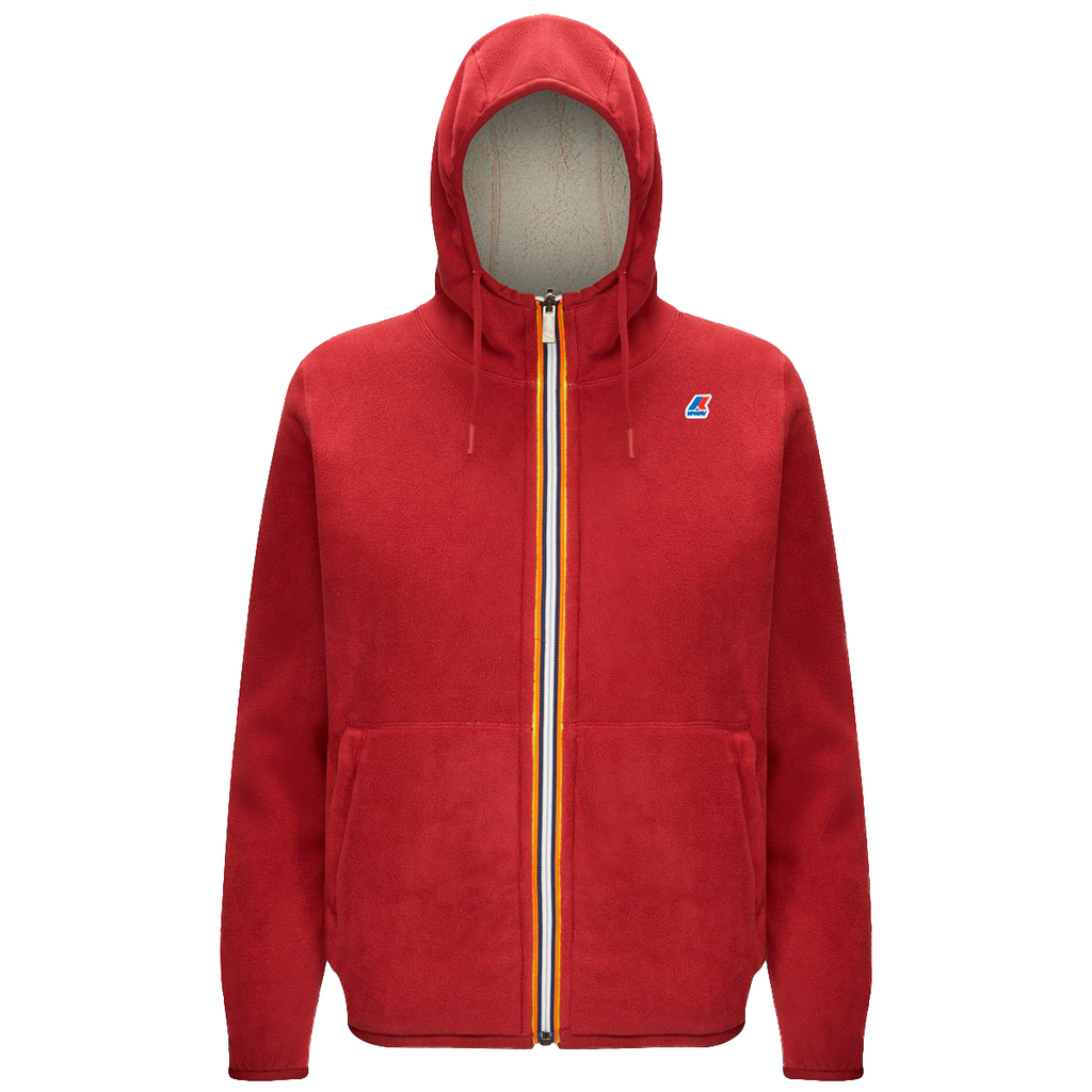 Polar Women Reversible K-Way Lily Red Dark Beige Grey