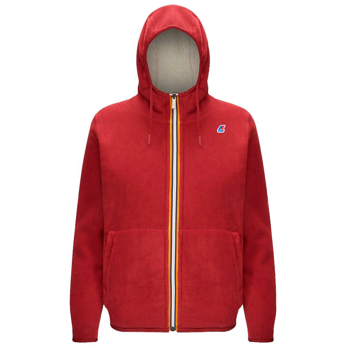 Polar Women Reversible K-Way Lily Red Dark Beige Grey