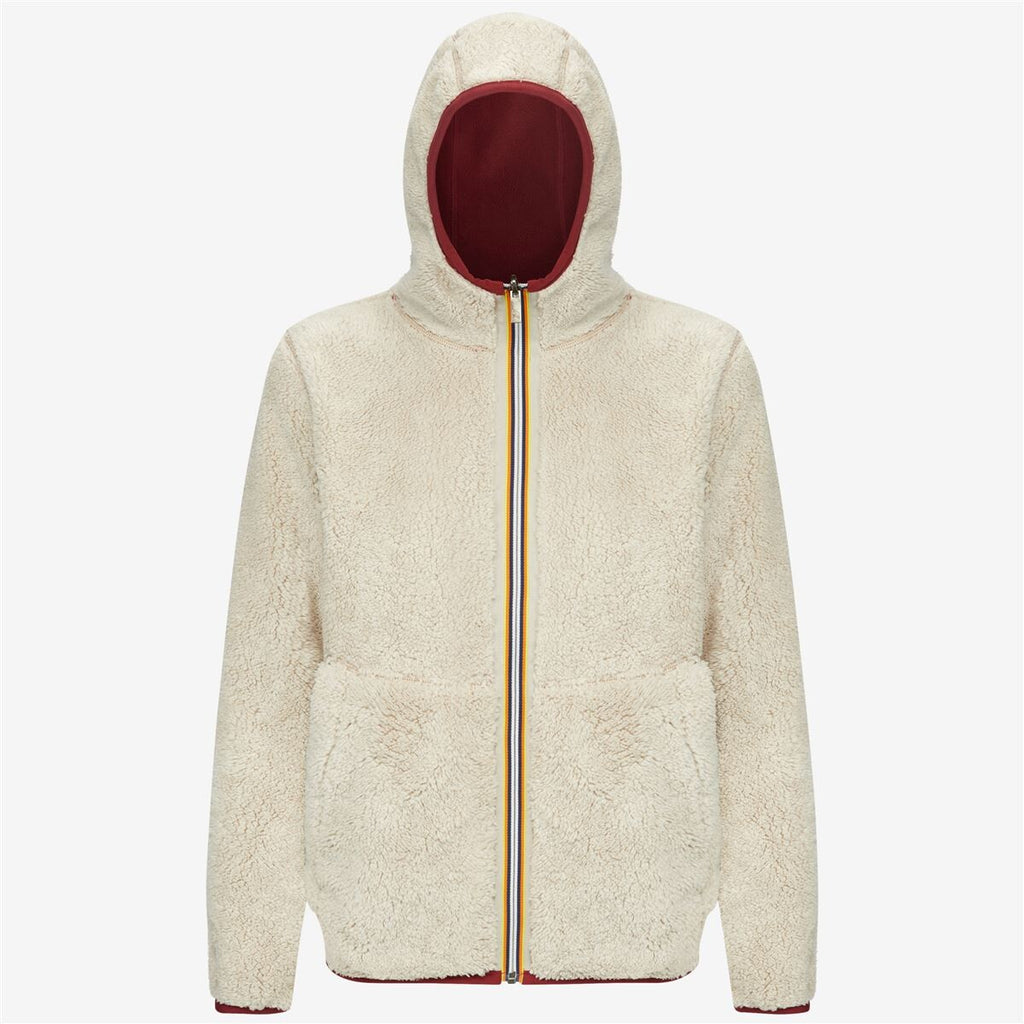 Polar Women Reversible K-Way Lily Red Dark Beige Grey