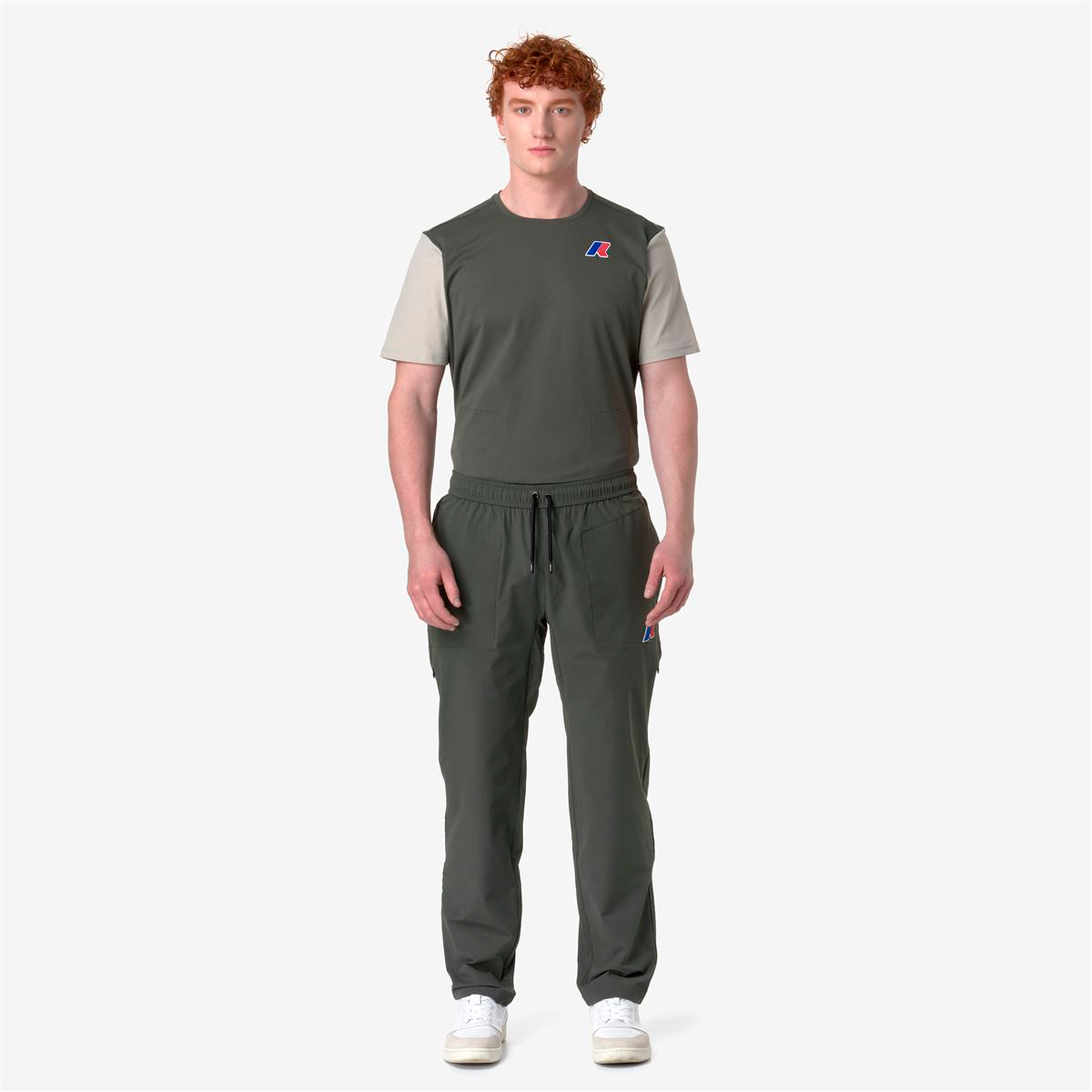 Pantalón K-Way Leonardo Fioravanti Med Green Blackish