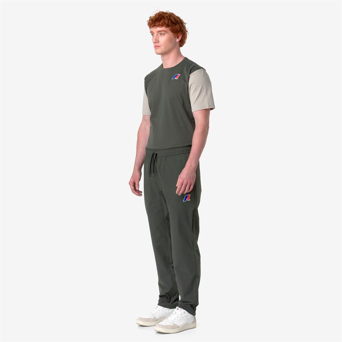 Pantalón K-Way Leonardo Fioravanti Med Green Blackish