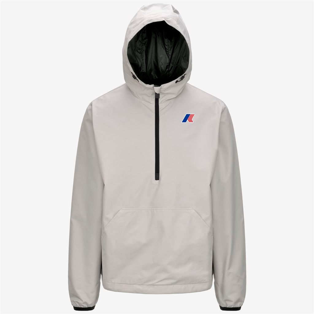 Chaqueta Reversible K-Way Leonardo Fioravanti Austin Beige Green