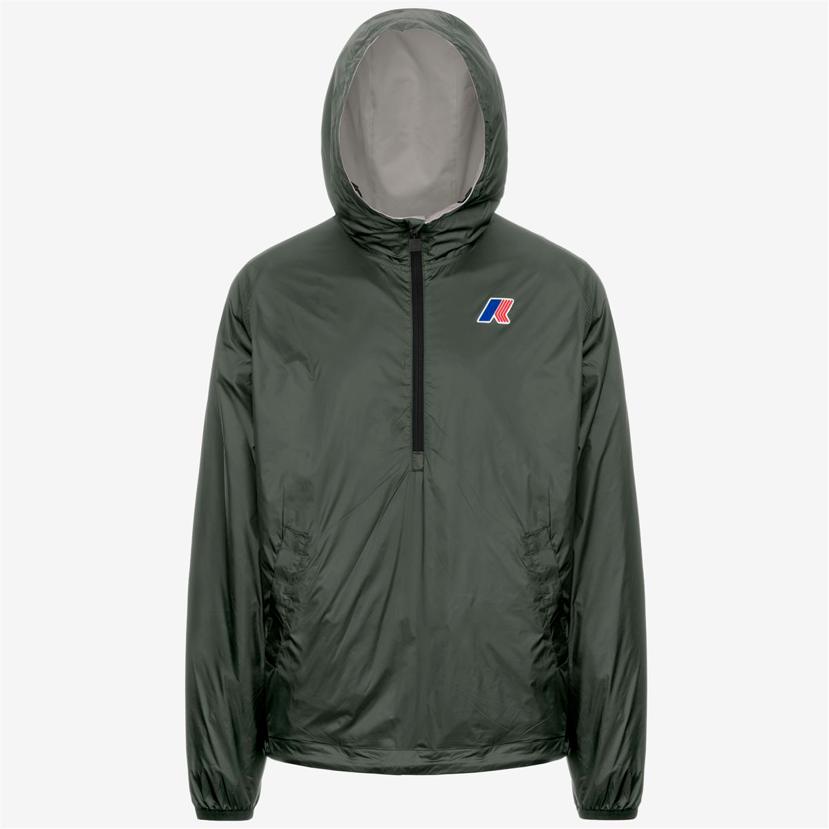 Chaqueta Reversible K-Way Leonardo Fioravanti Austin Beige Green