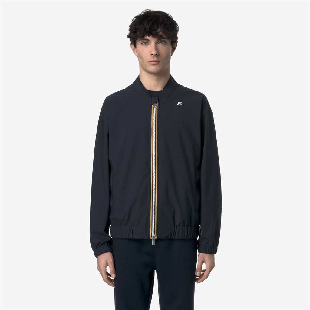 Chaqueta Men Impermeable Aurene Stretch Dot Blue Depth