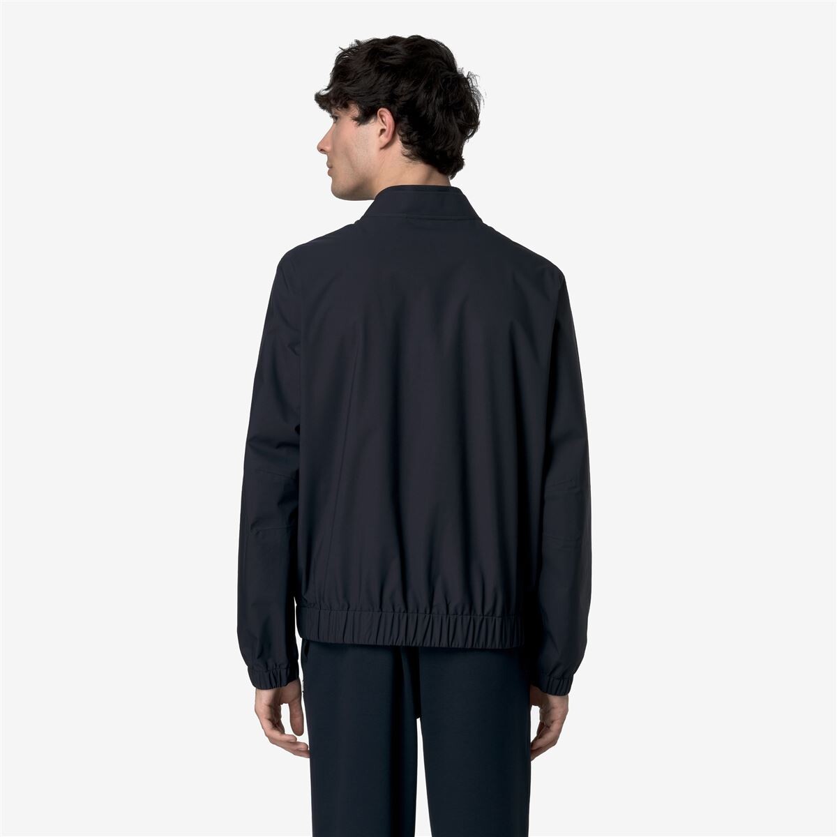 Chaqueta Men Impermeable Aurene Stretch Dot Blue Depth
