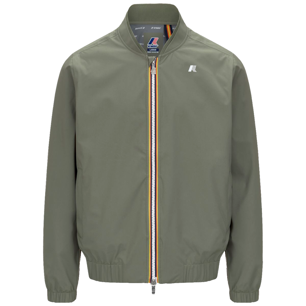 Chaqueta Men Impermeable Aurene Stretch Dot Green
