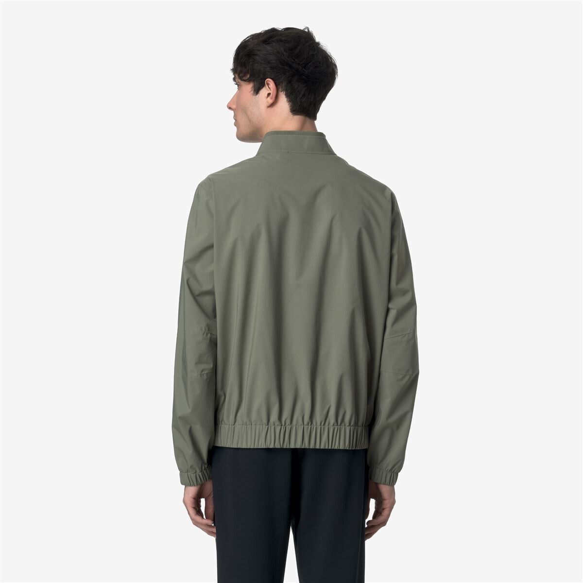 Chaqueta Men Impermeable Aurene Stretch Dot Green