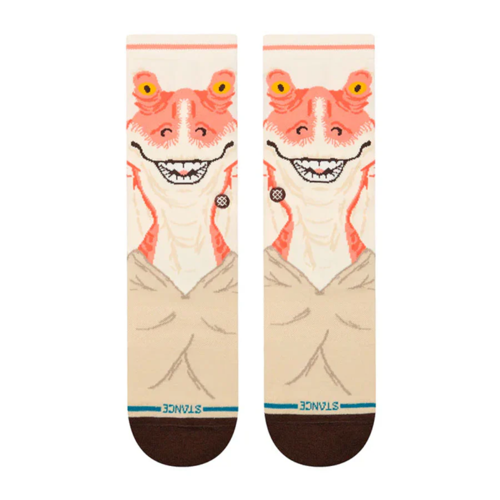 Stance Sock Kids Jar Jar Crew Vintage White