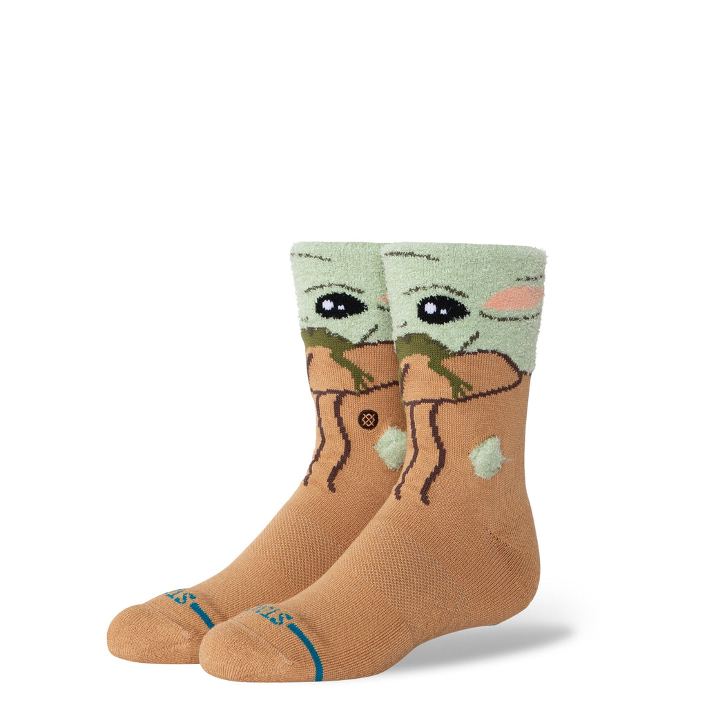 Stance Socks Kids Grogu Hungry Crew Green