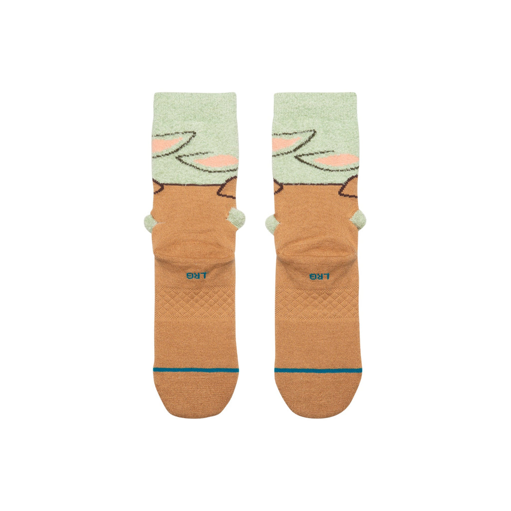 Stance Socks Kids Grogu Hungry Crew Green