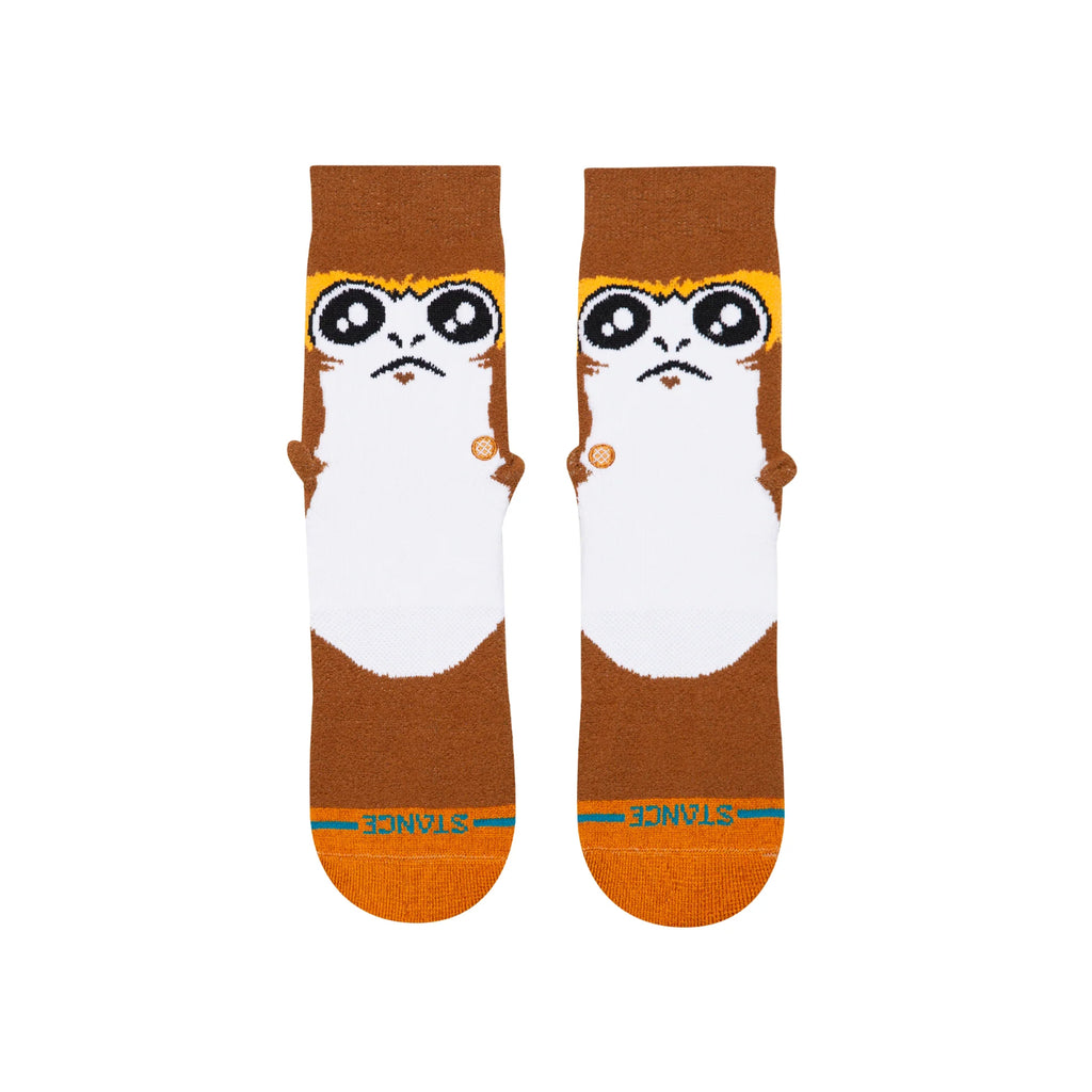 Stance Socks Kids Porg Crew Brown