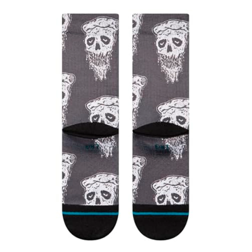 Stance Sock Kids Pizza Face White Black