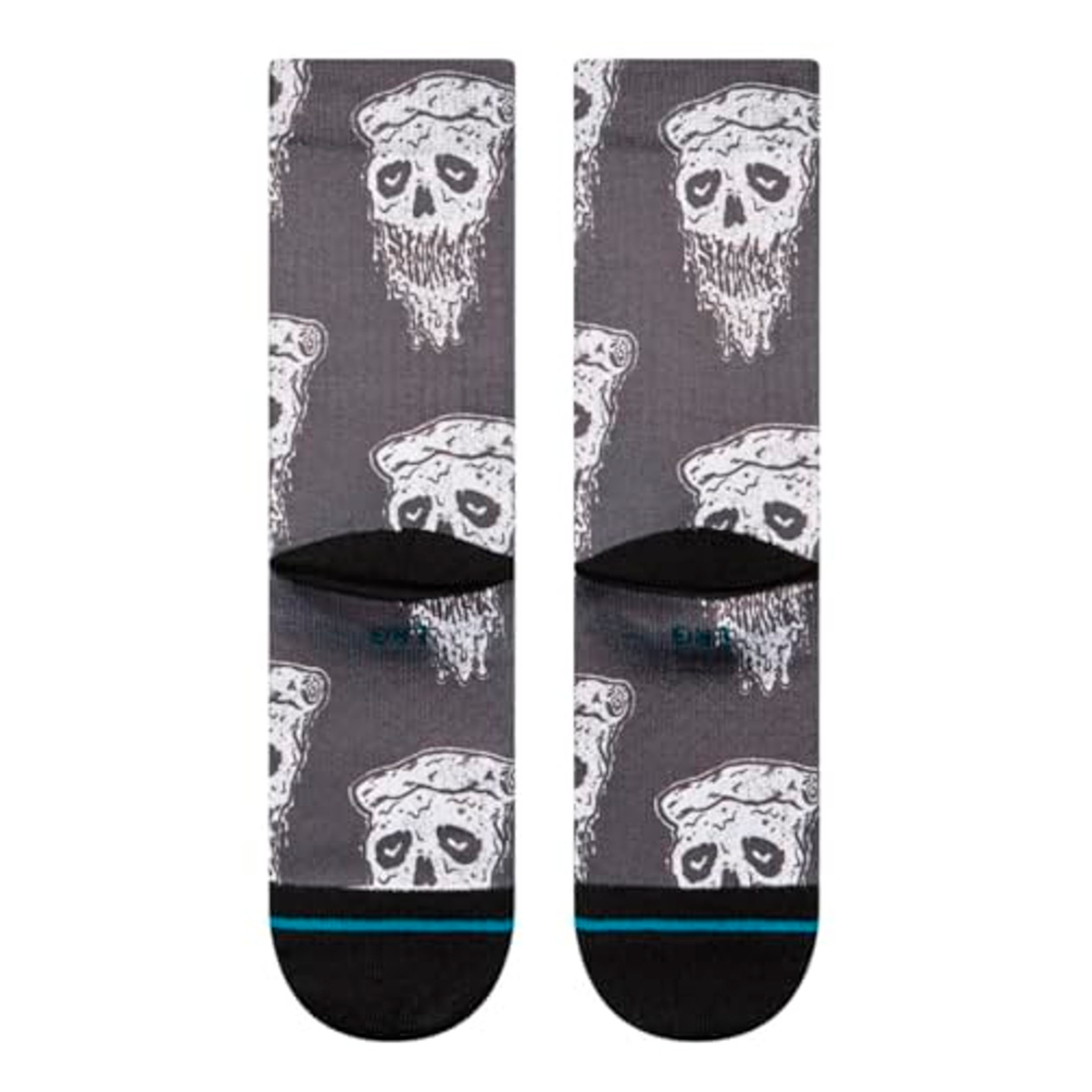 Stance Sock Kids Pizza Face White Black