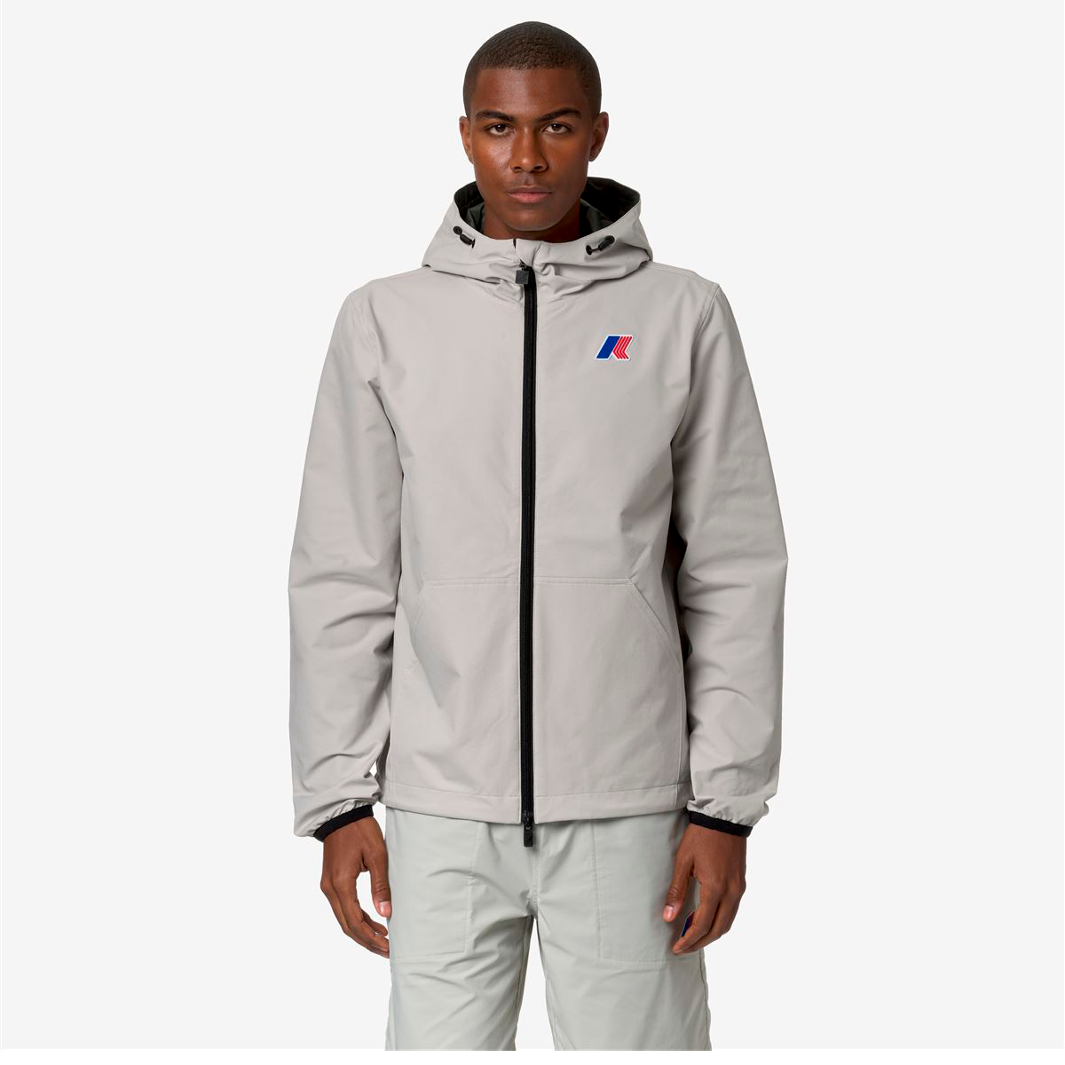 Chaqueta Reversible K-Way Leonardo Fioravanti Anthony Beige Black