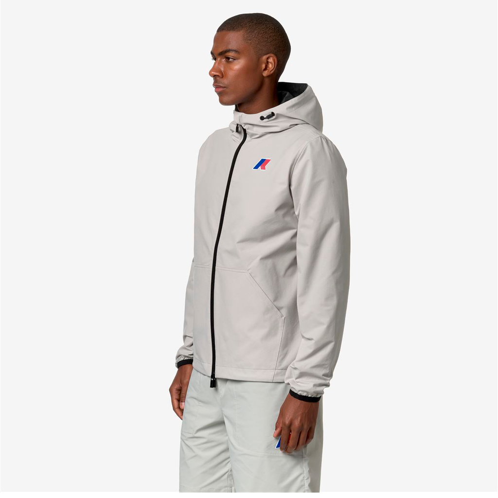 Chaqueta Reversible K-Way Leonardo Fioravanti Anthony Beige Black