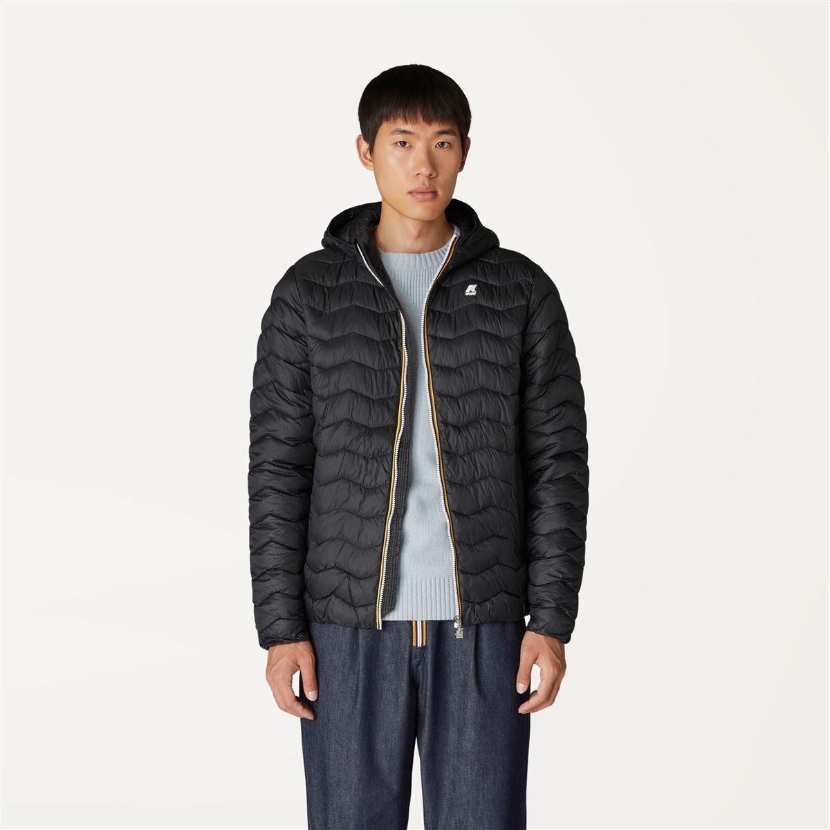 Chaqueta Men Jack Quilted Warm Black Pure