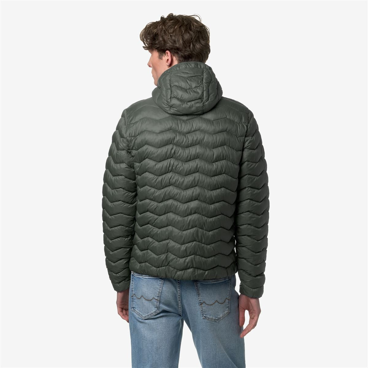 Chaqueta Men Jack Quilted Warm Green Blackish