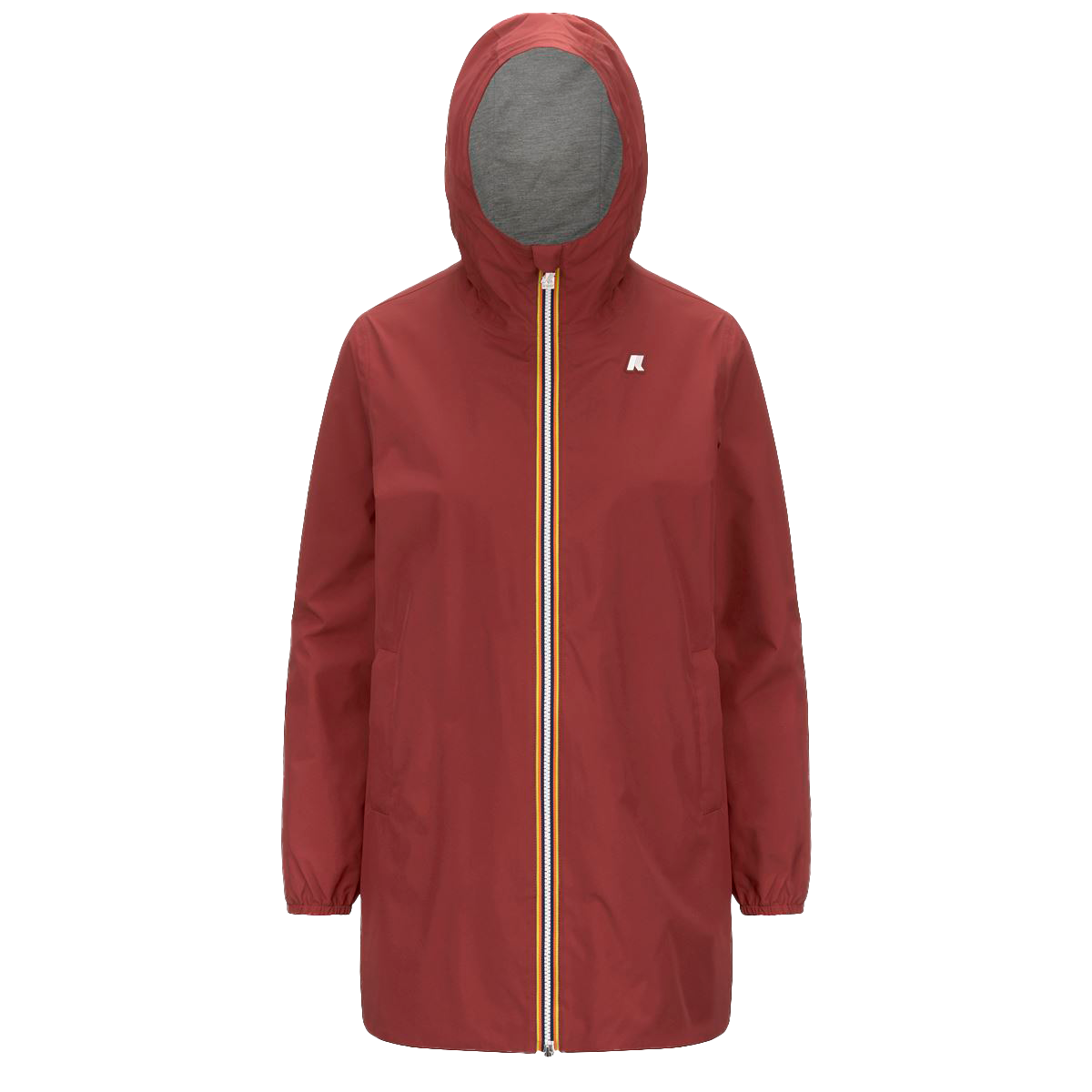 Chaqueta Women Impermeable Sophie Stretch Poly Jersey Red Brownish