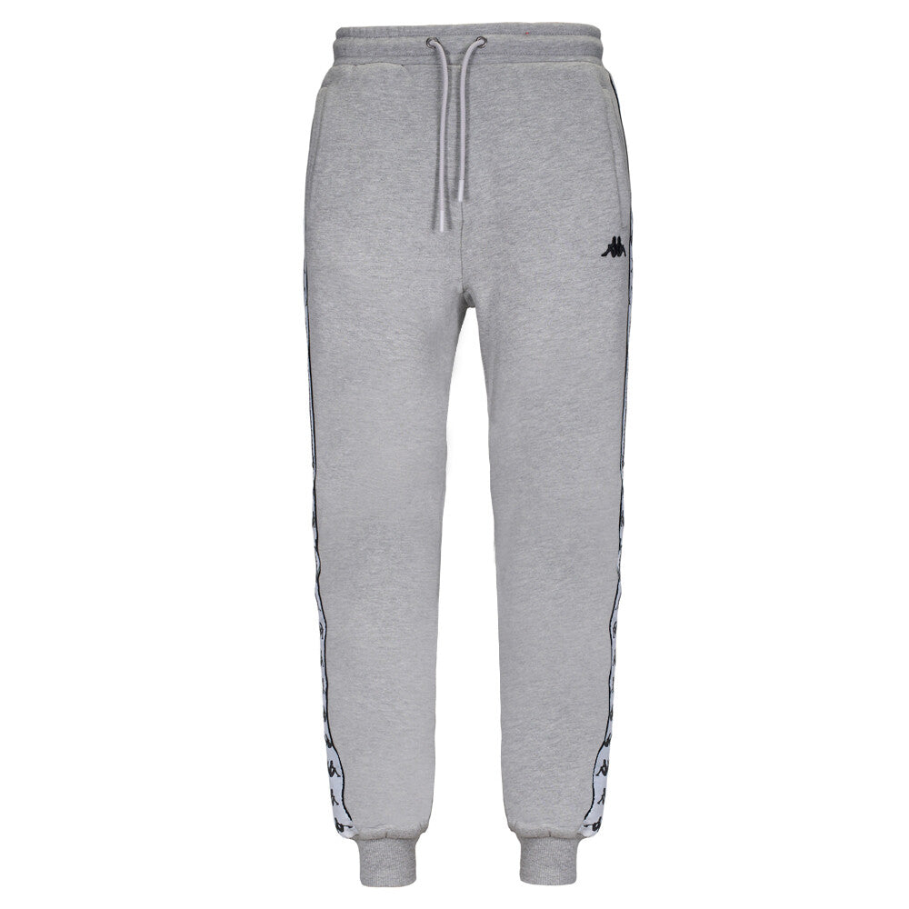 Pantalon Kappa Men Grey Banda White