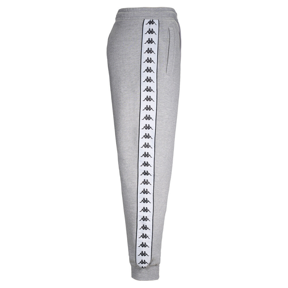 Pantalon Kappa Men Grey Banda White