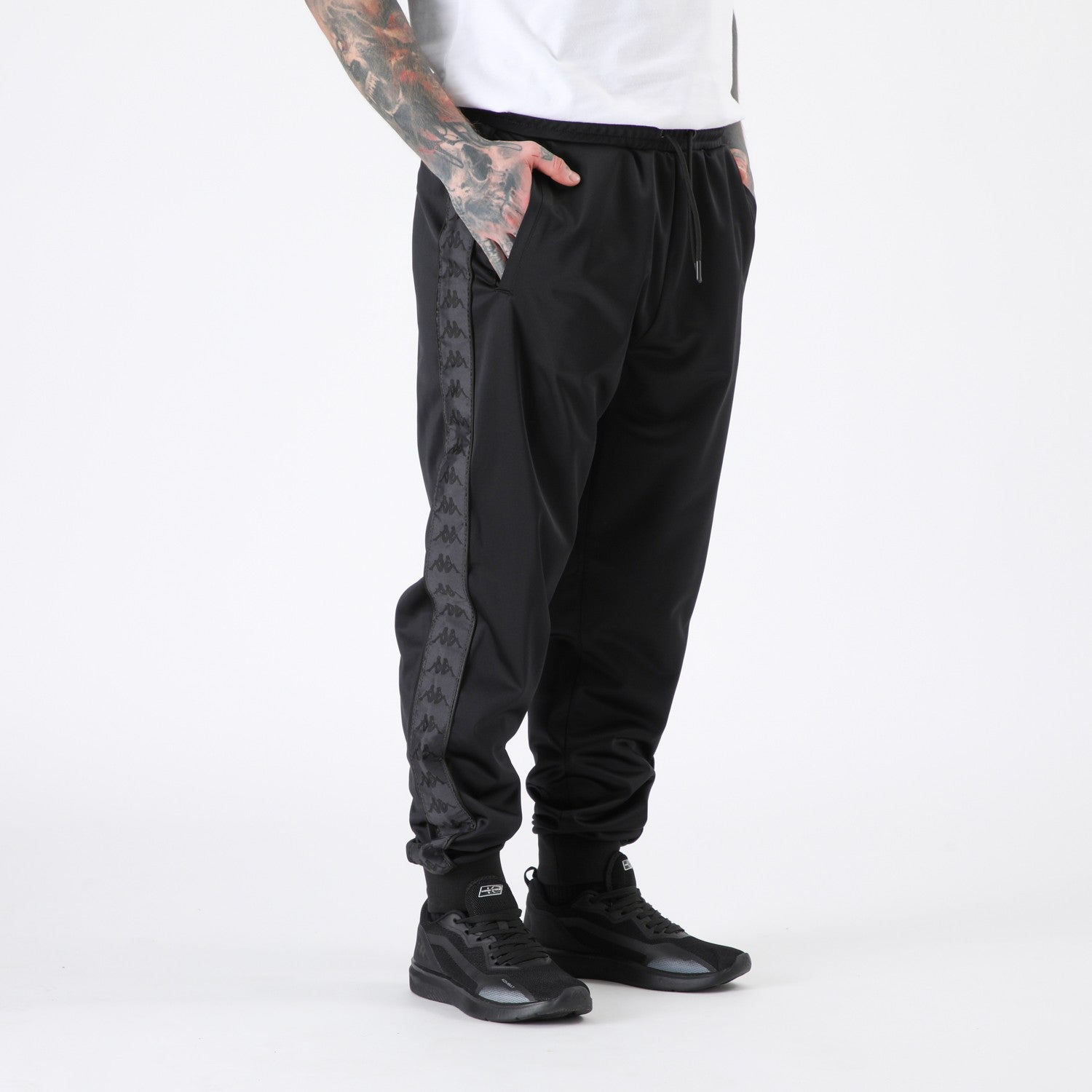 Pantalón Kappa Men Banda Black Black