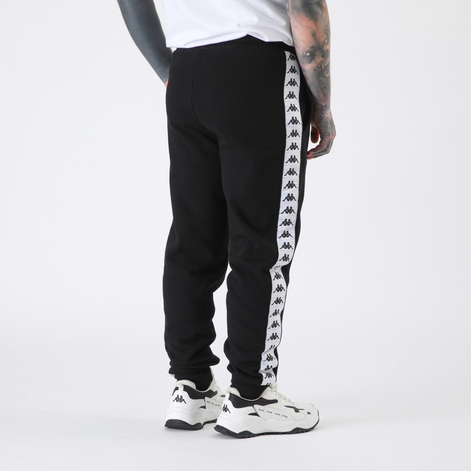 Buzo Kappa Men Banda Black White