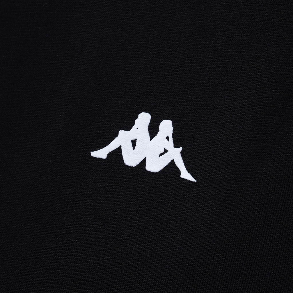 Polera Kappa Men Black Banda White i26