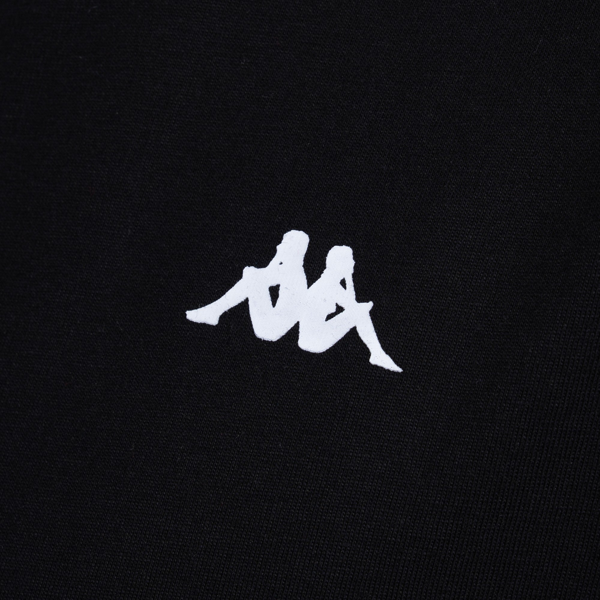 Polera Kappa Men Black Banda White i26