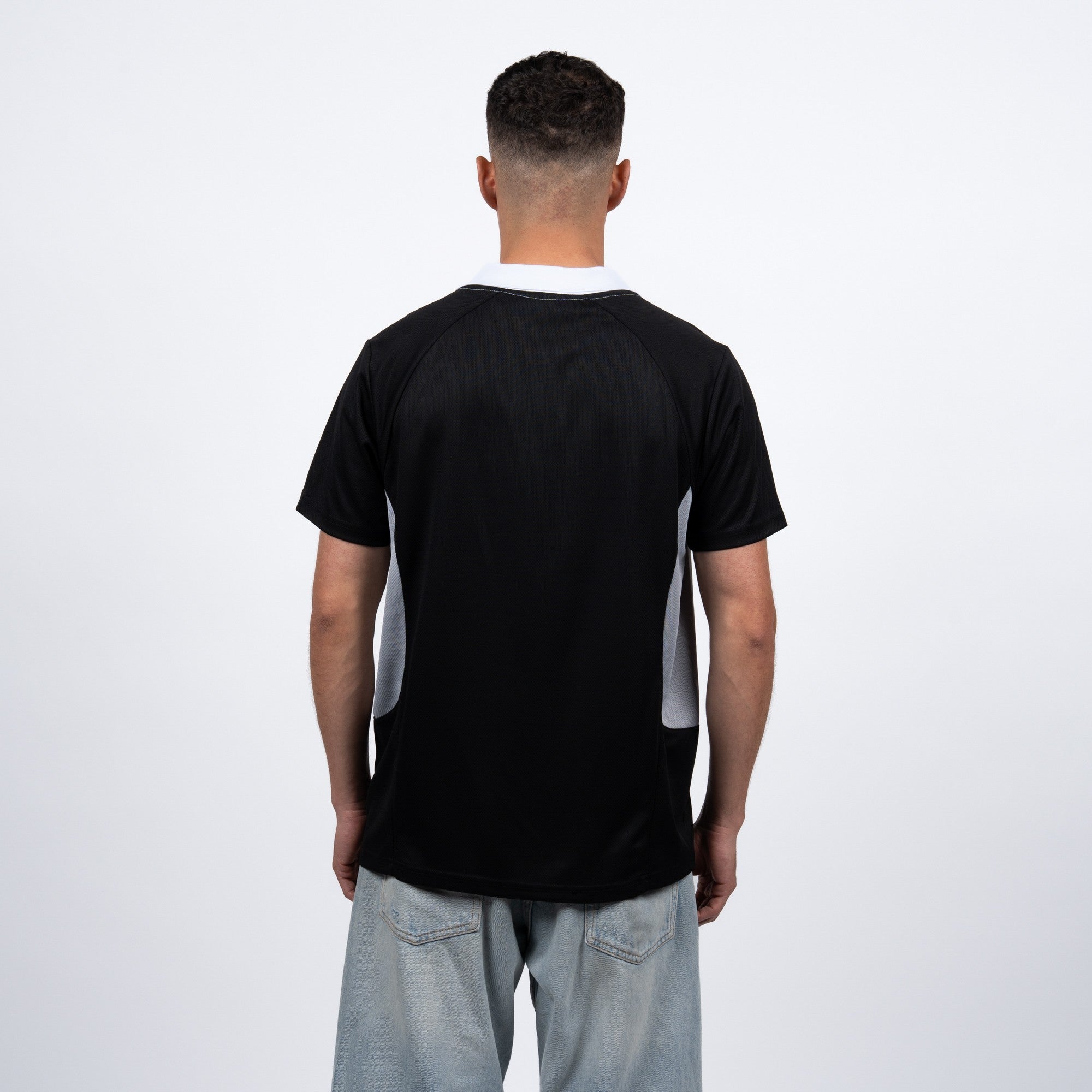 Polera Kappa Men Black Grey White