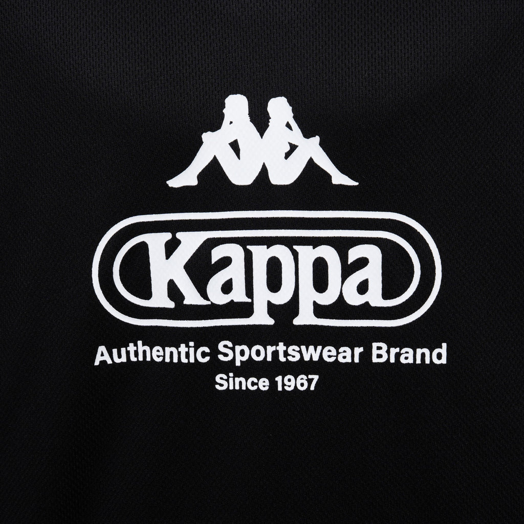 Polera Kappa Men Black Grey White