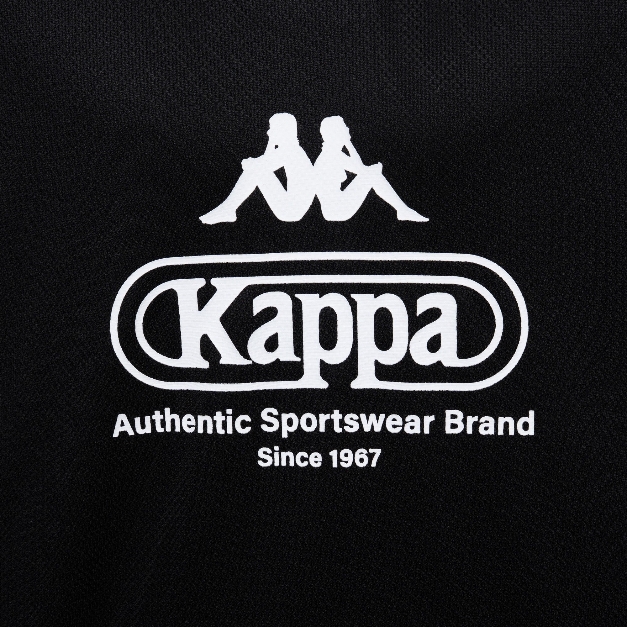 Polera Kappa Men Black Grey White