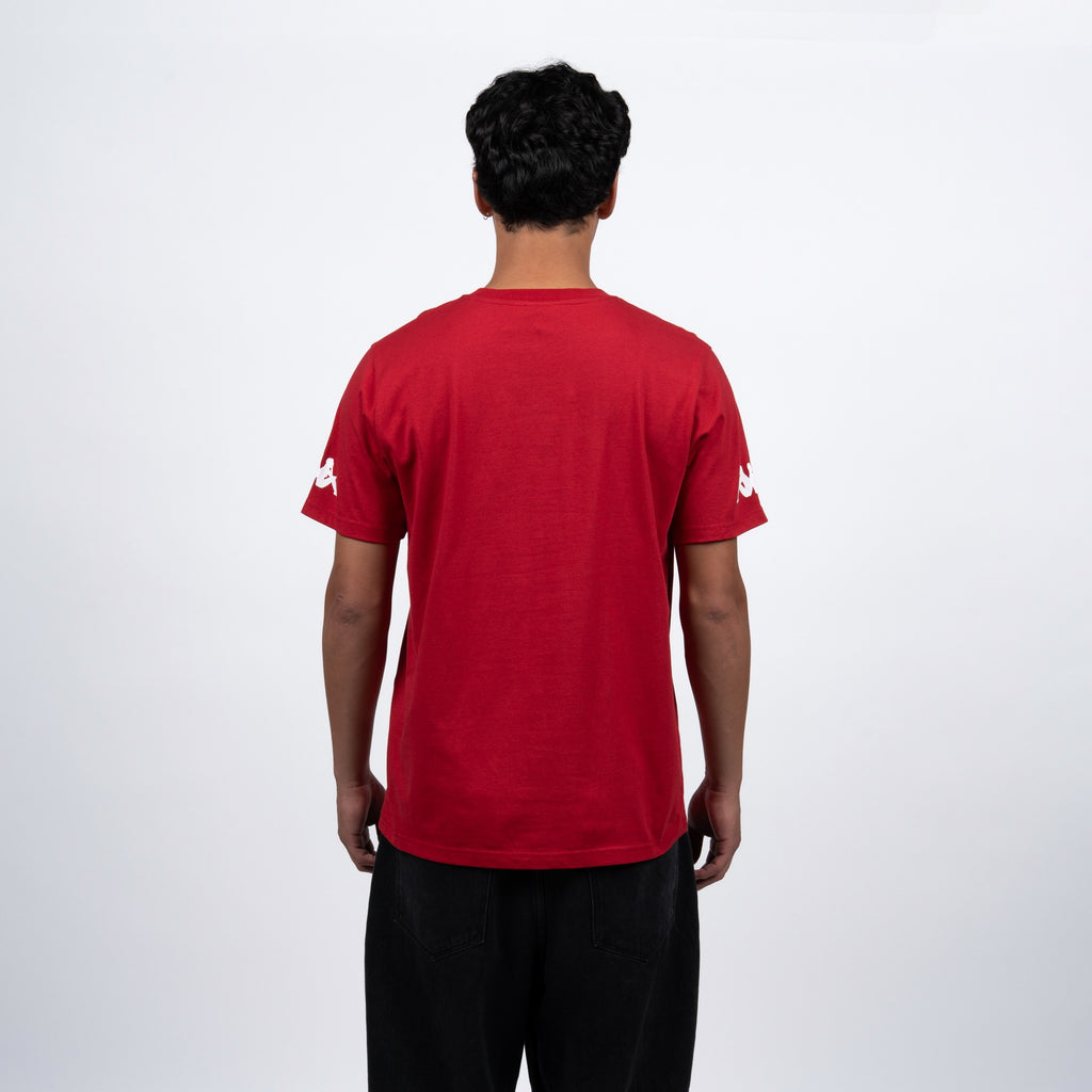 Polera Kappa Men Red Pure Logo Omini