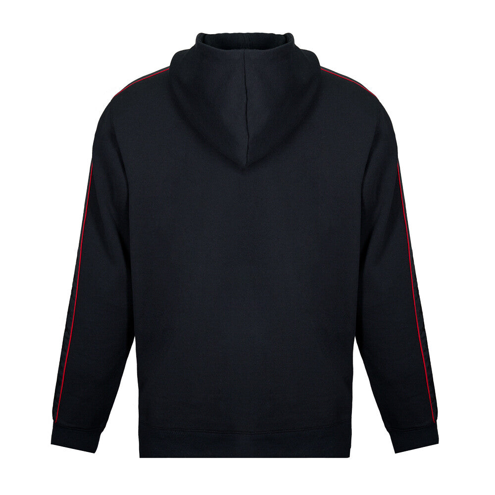 Polerón Kappa Men Hoodie Black Grey Red