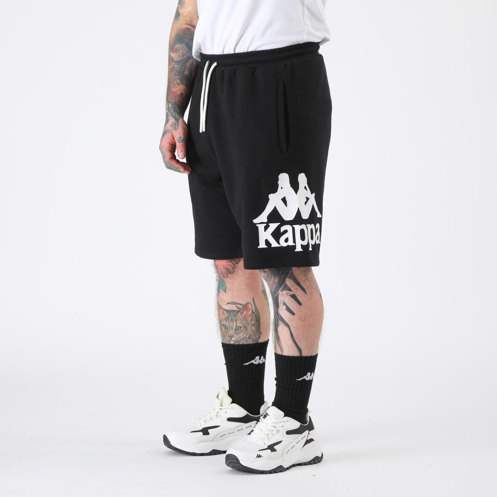 Short Kappa Men Black Omini White
