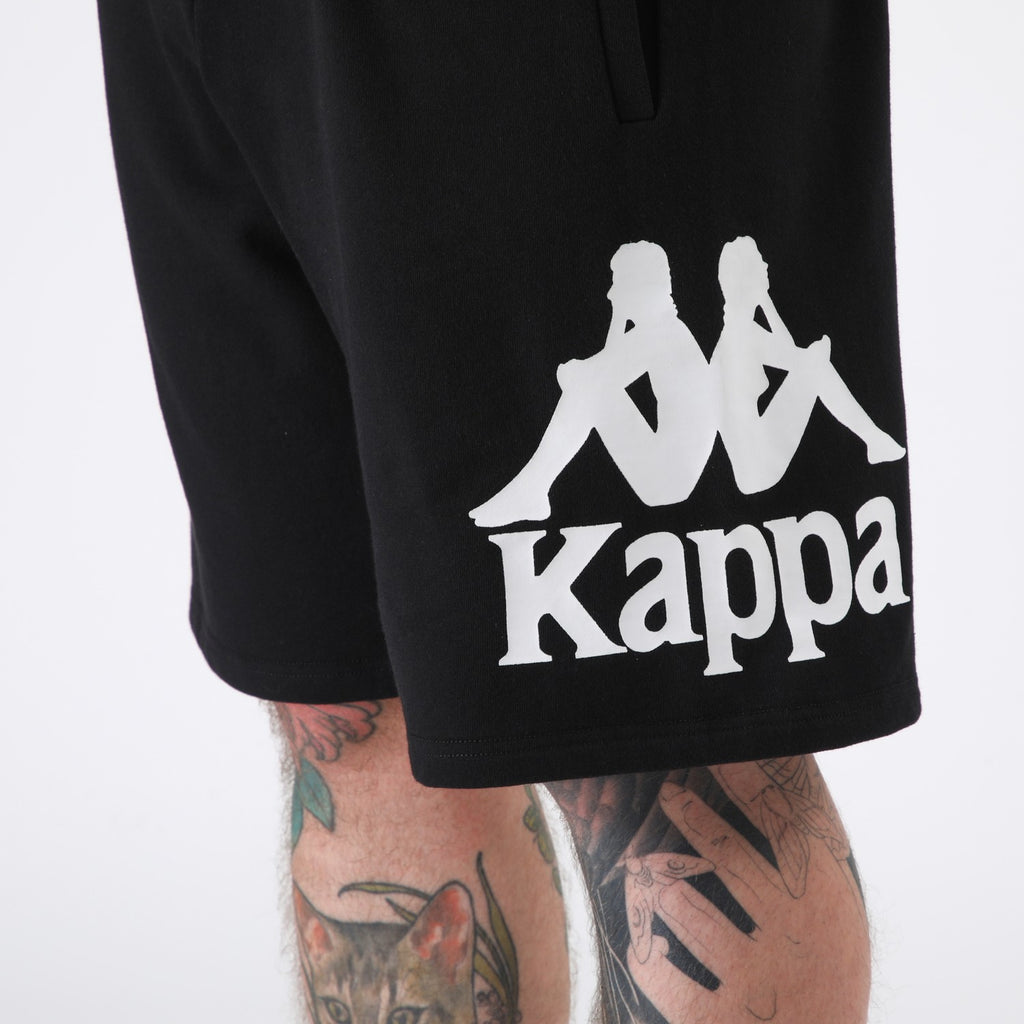 Short Kappa Men Black Omini White