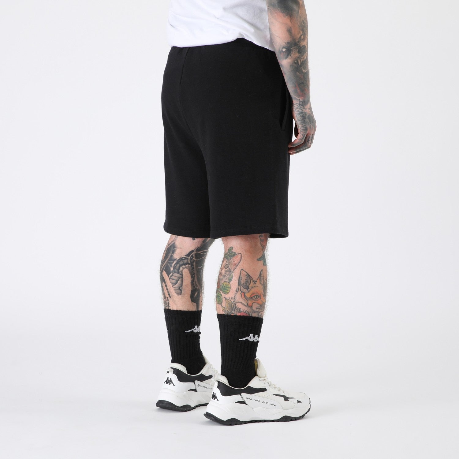 Short Kappa Men Black Omini Grey