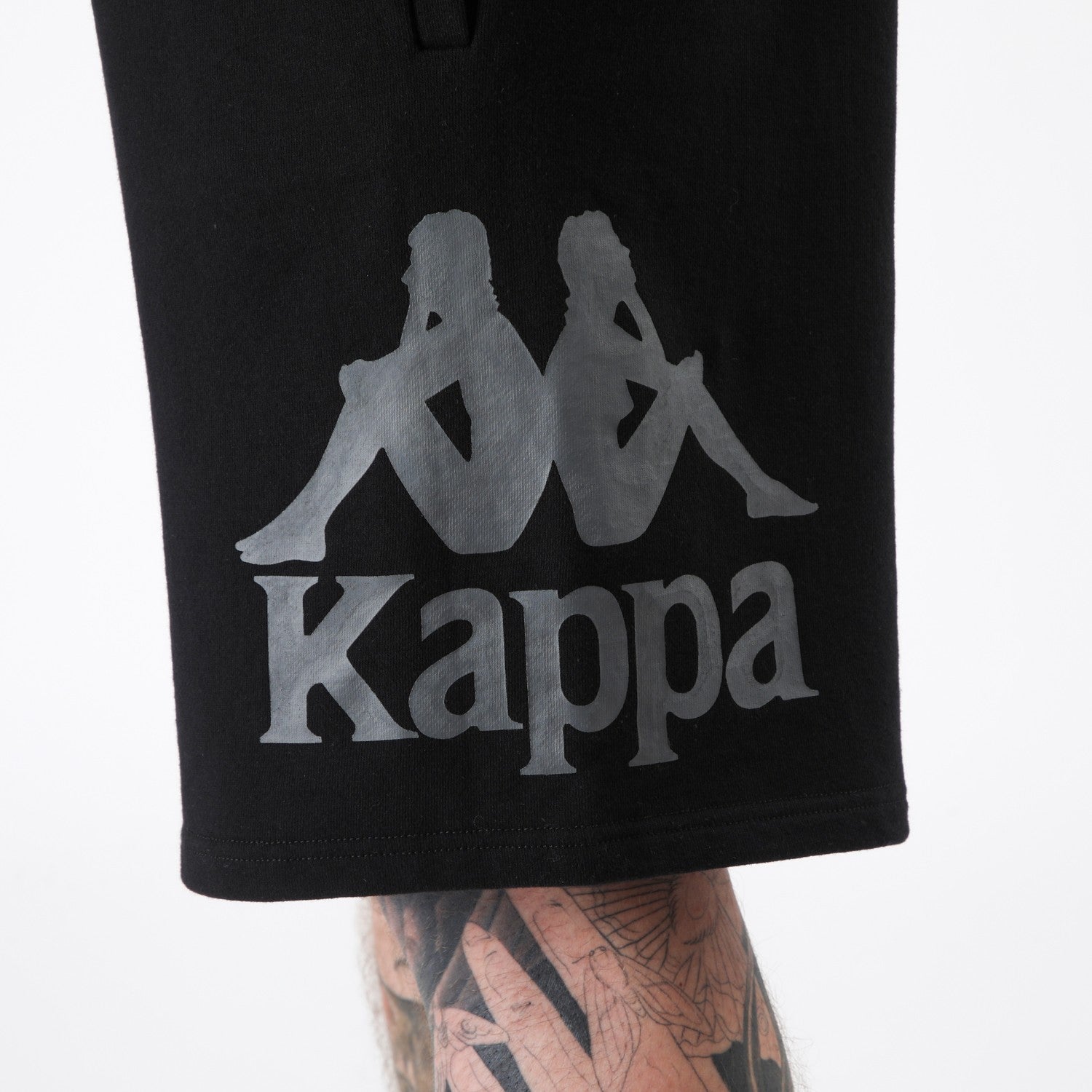 Short Kappa Men Black Omini Grey