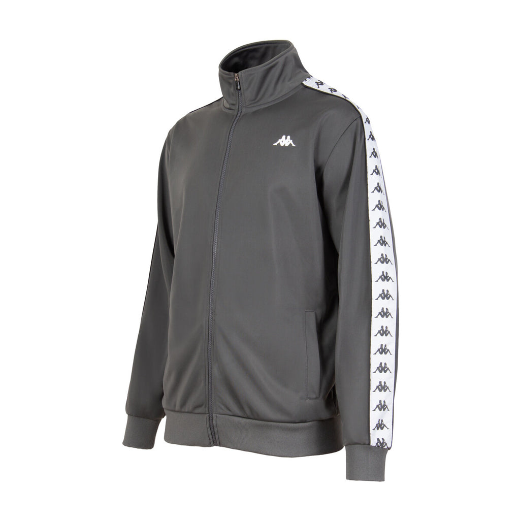 Chaqueta Full Zipper Men Gray White