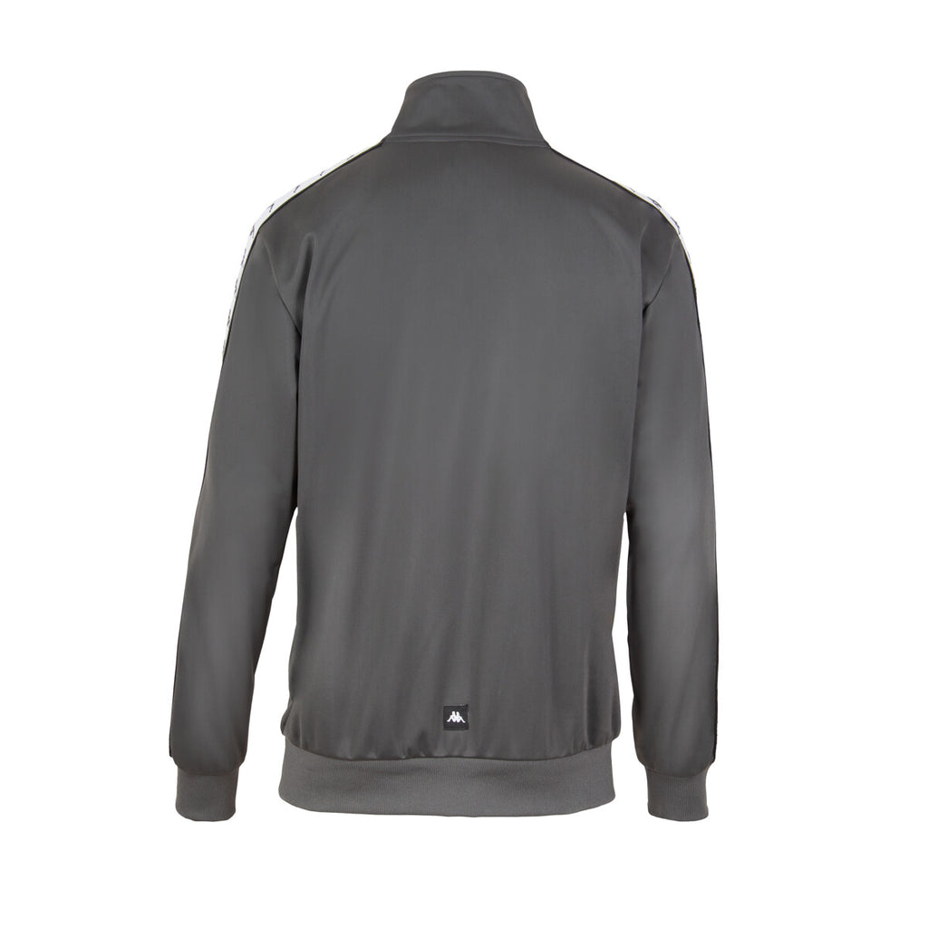 Chaqueta Full Zipper Men Gray White