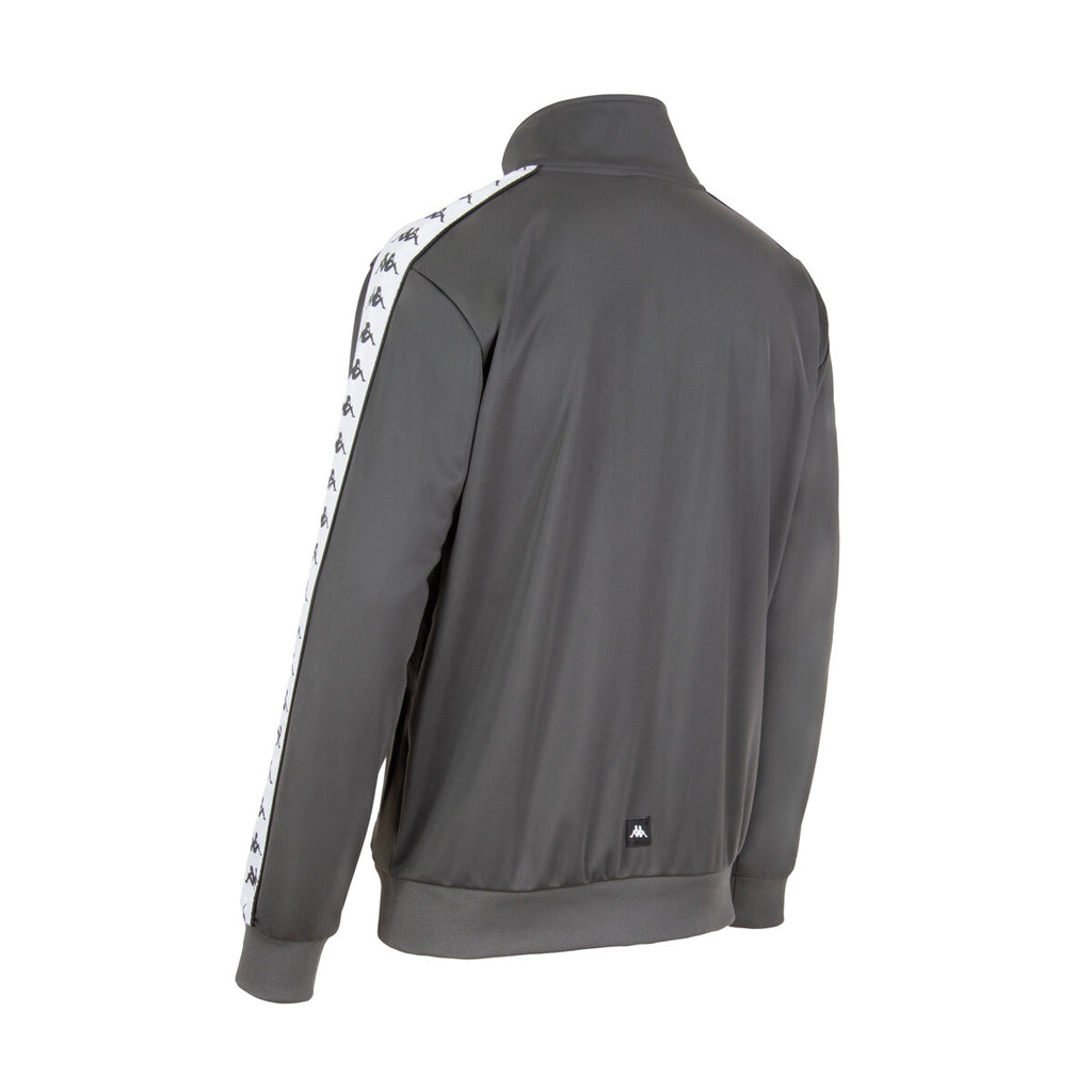 Chaqueta Full Zipper Men Gray White