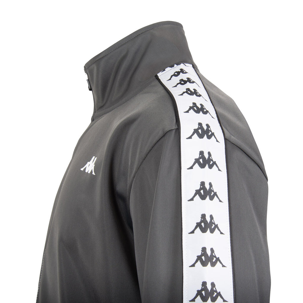 Chaqueta Full Zipper Men Gray White