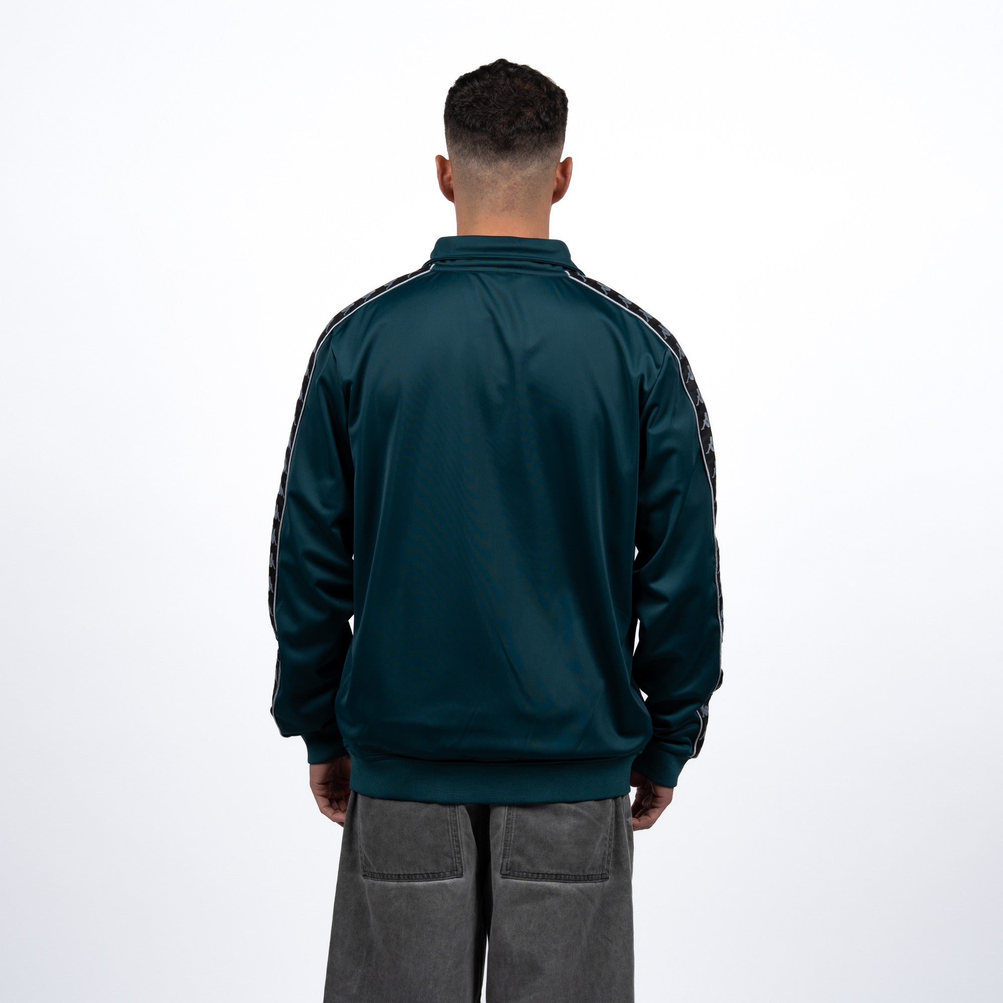Polerón Kappa Full Zipper Green Banda – Street Machine CL